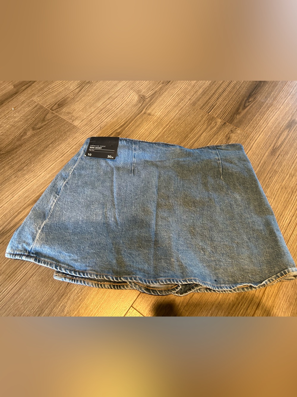 American Eagle Outfitters Light Blue Denim Mini Skort